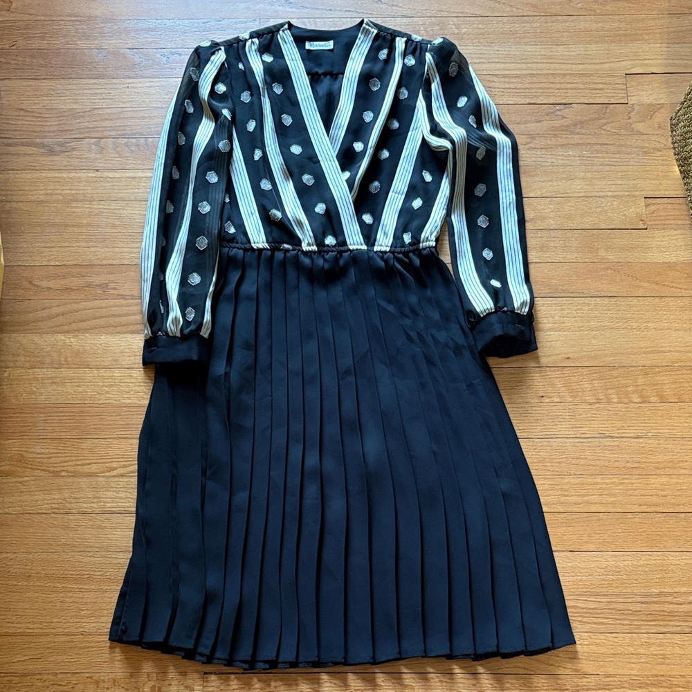 vintage sheer long sleeve dress
